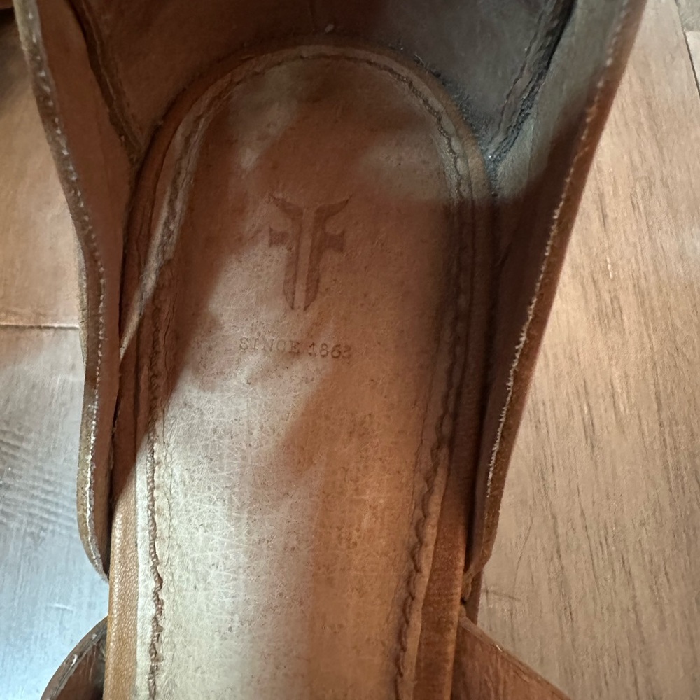 Frye Bianca Huarache Sandals Tan Women’s 7.5 - Picture 3 of 14